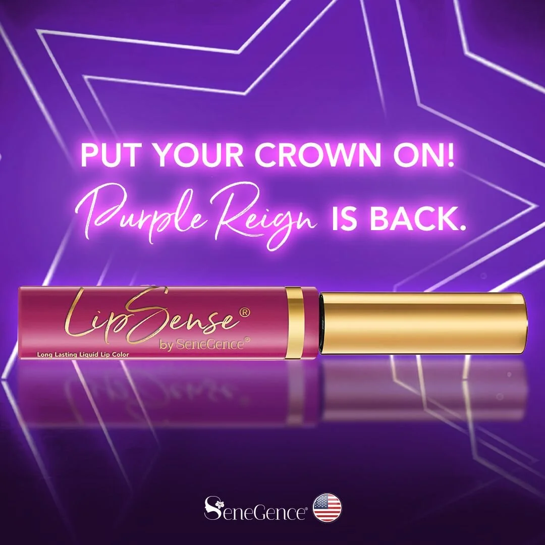 2 POPULAR LIPSENSE SHADES ARE BACK FOR A LIMITED TIME - PURPLE REIGN AND CREAMER LIPSENSE