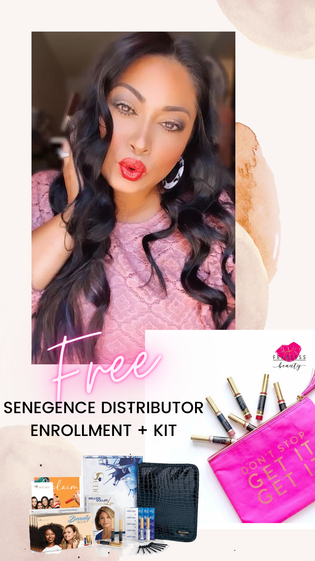 Senegence Free Distributor Enrollment in September