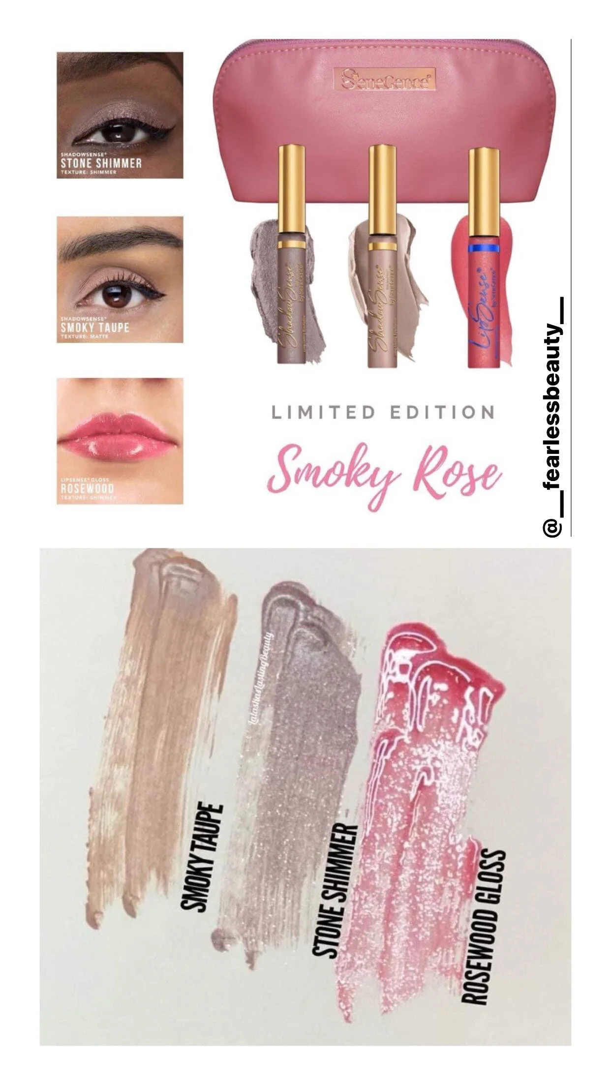 New Senegence Smoky Rose Collection