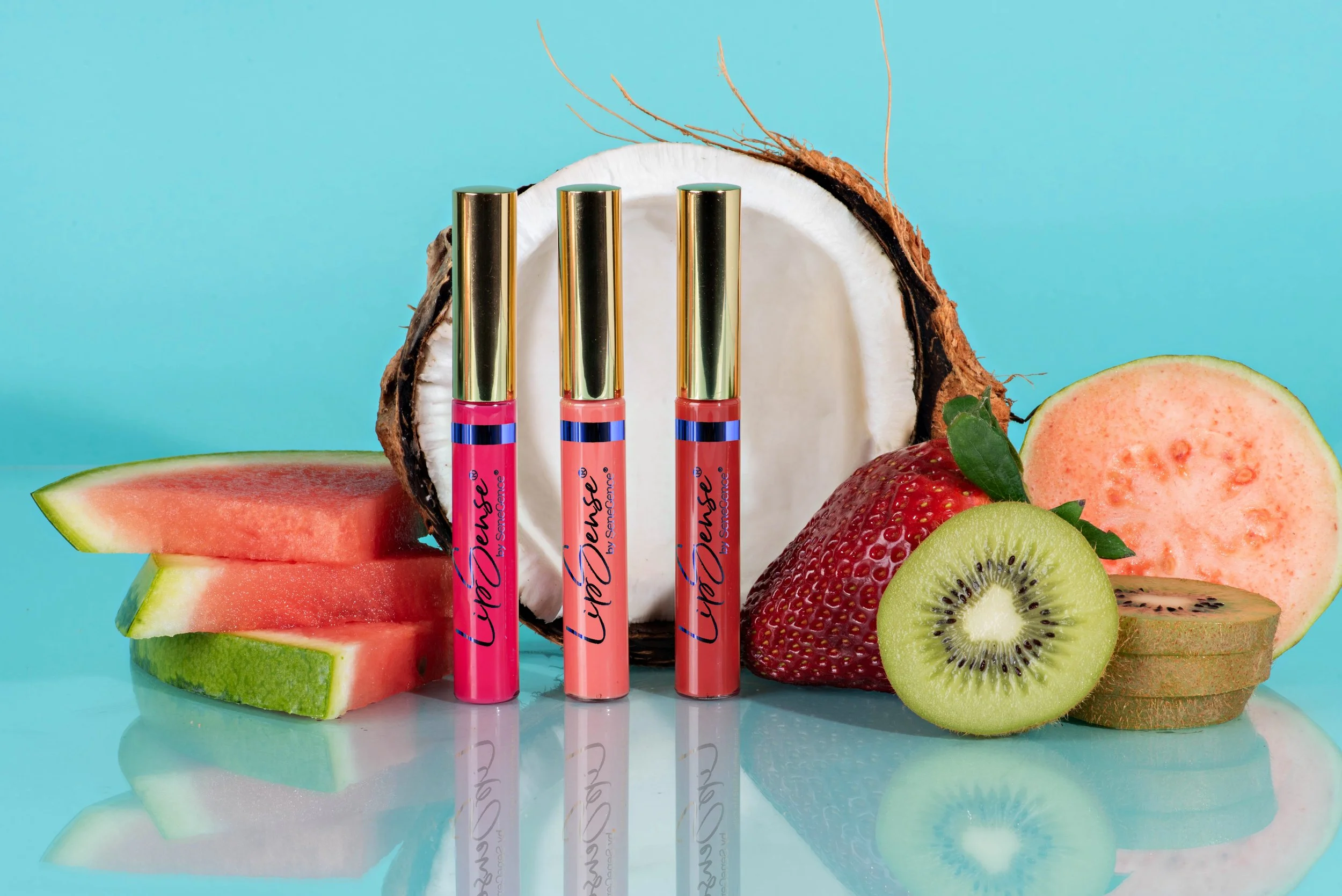 New Tropical Paradise Lipsense Scented Gloss Collection - Limited Edition