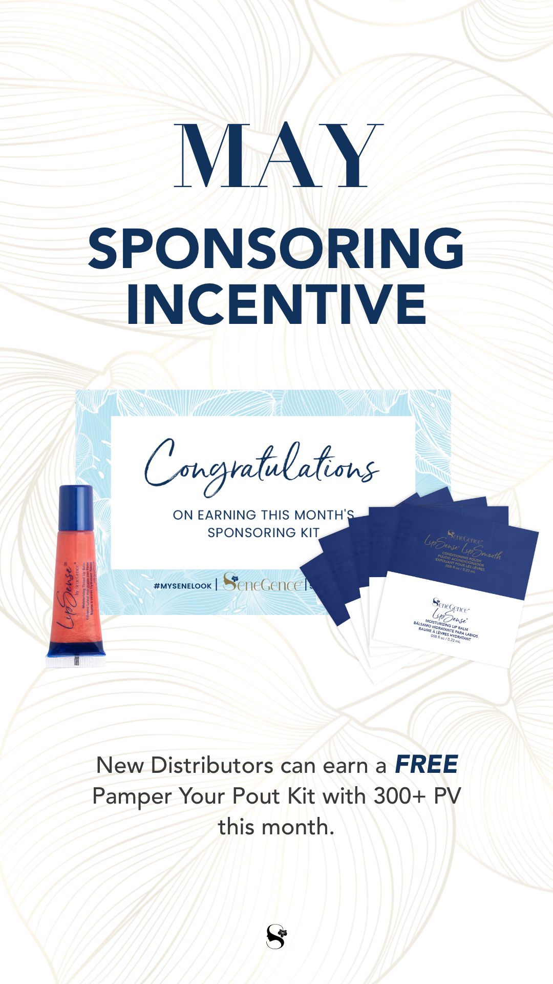 Free Pamper Pout Kit May Promo for New Senegence Distributors 