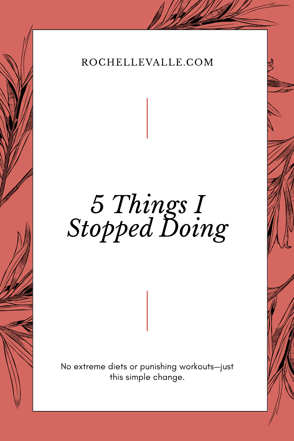 5 Things I Stopped Doing That Changed My Body — and 5 Ways I Built Income Without a Following