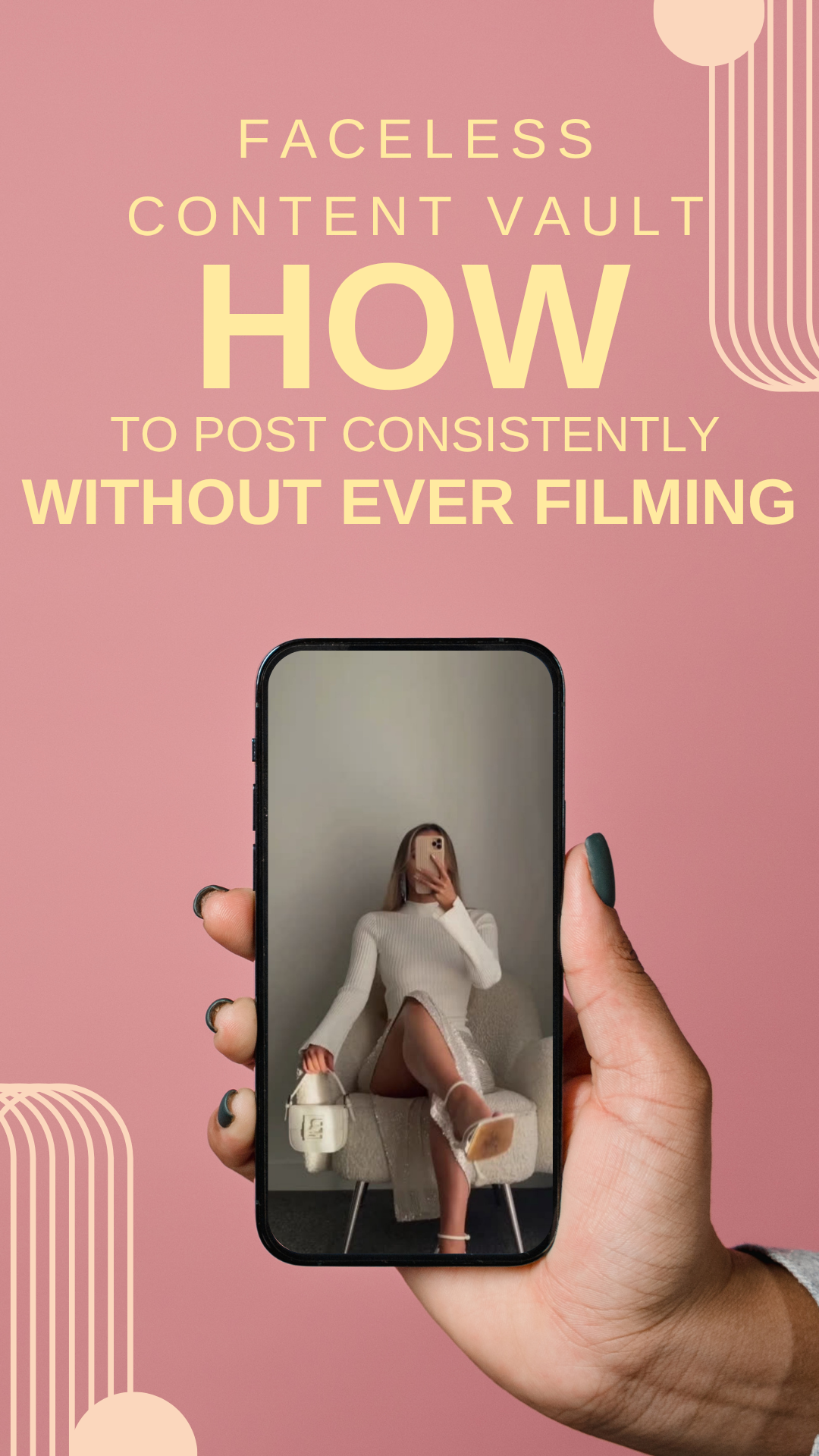 The Faceless Content Vault: How to Post Consistently Without Ever Filming