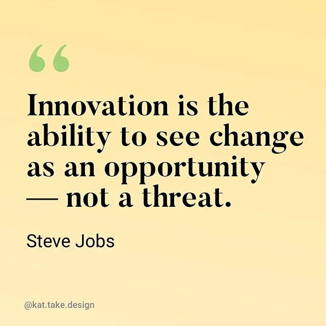 When I think about Innovation, I think about Steve Jobs. He is the visionary that we had the fortune of witness his genius come to life through his products. Being part of his legacy as a consumer taught me a few things: 
1. Beautiful product sells. 