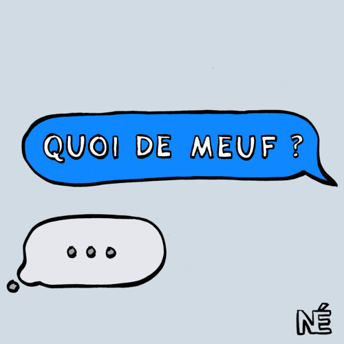 Quoi de Meuf ? Une conversation générationnelle et intersectionnelle sur la pop culture, par Clémentine Gallot et Mélanie Wanga, deux journalistes et créatrices de la newsletter du même nom. En cours de rodage, mais la plupart du temps très intéressant.