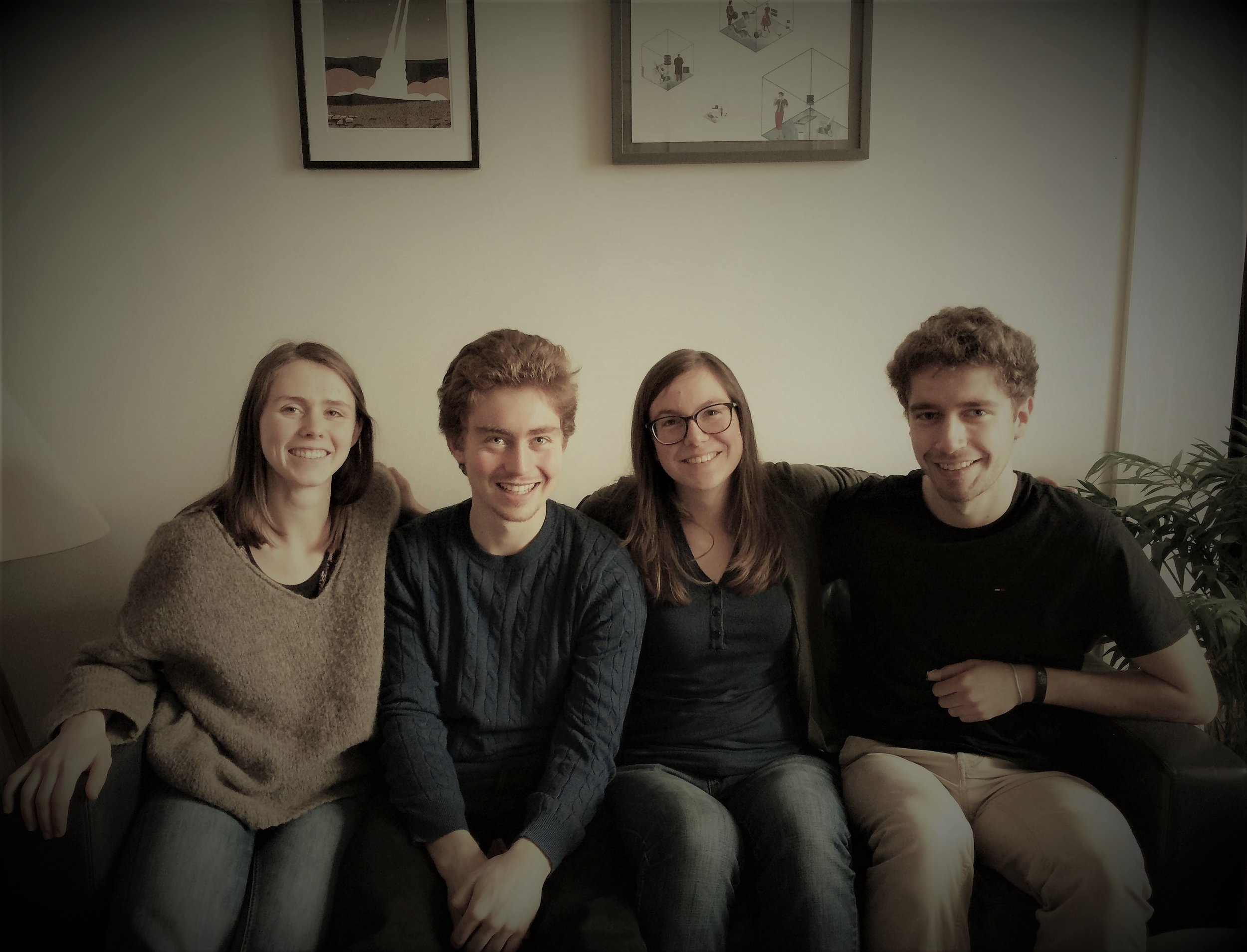 Vinciane, Corentin, Marie et Marin - quatre des étudiants à l’initiative du Manifeste étudiant pour un réveil écologique