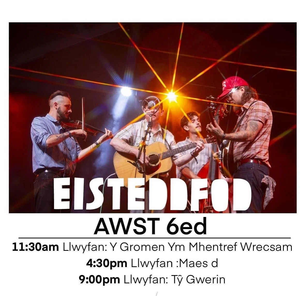 Playing my first Eisteddfod