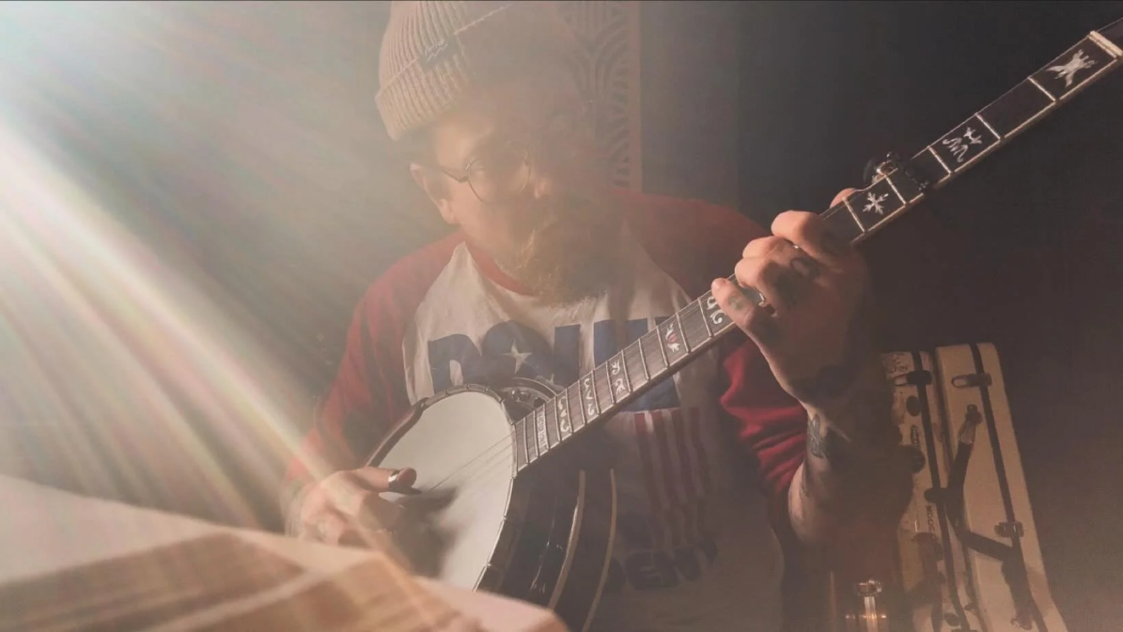 Recording videos for students when that autumnal golden hour hits