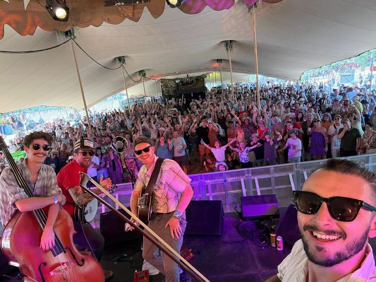 Finally at @greenmanfest