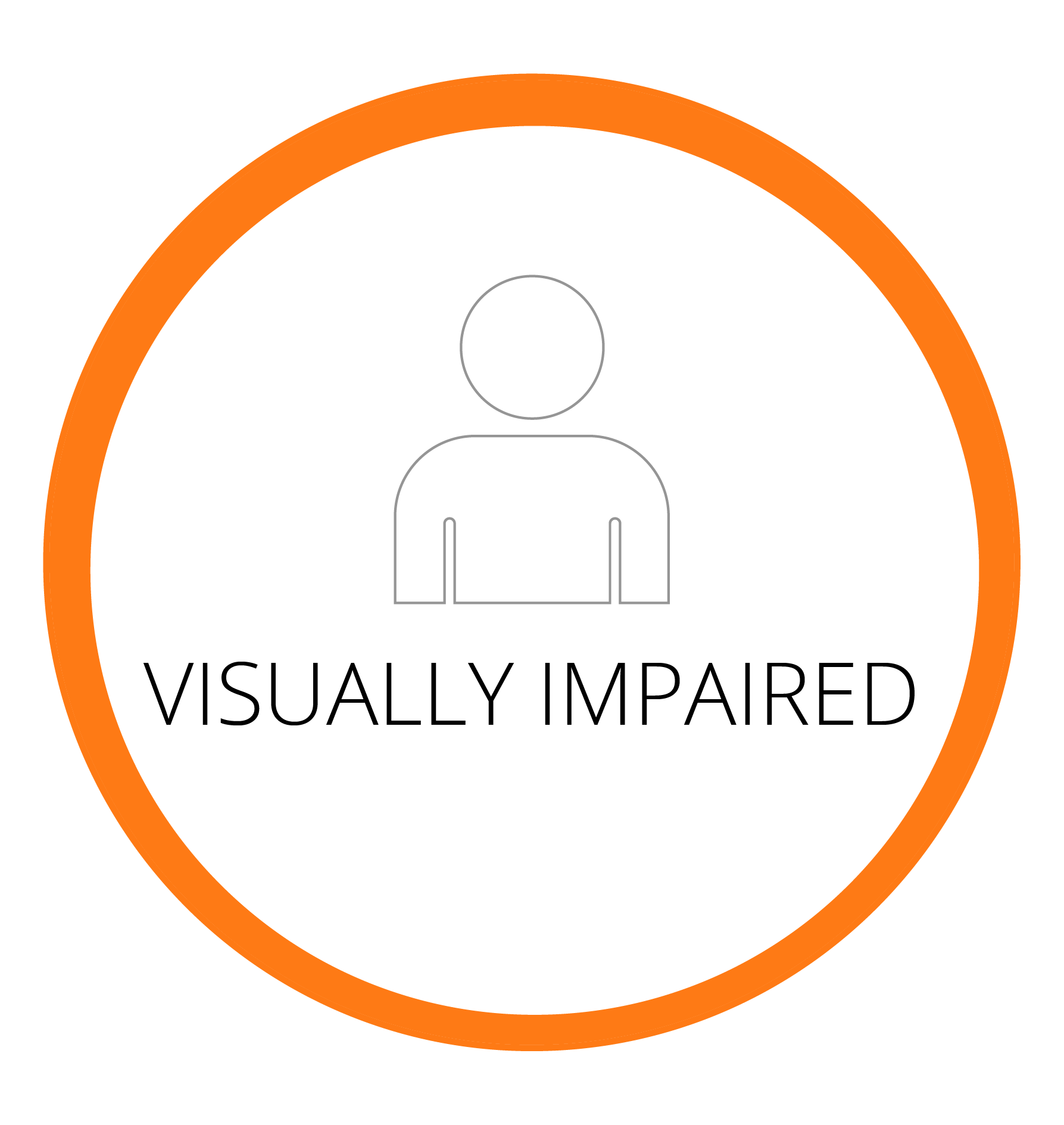 23.7 MILLION PEOPLE ARE VISUALLY IMPAIRED IN THE UNITED STATES ALONE