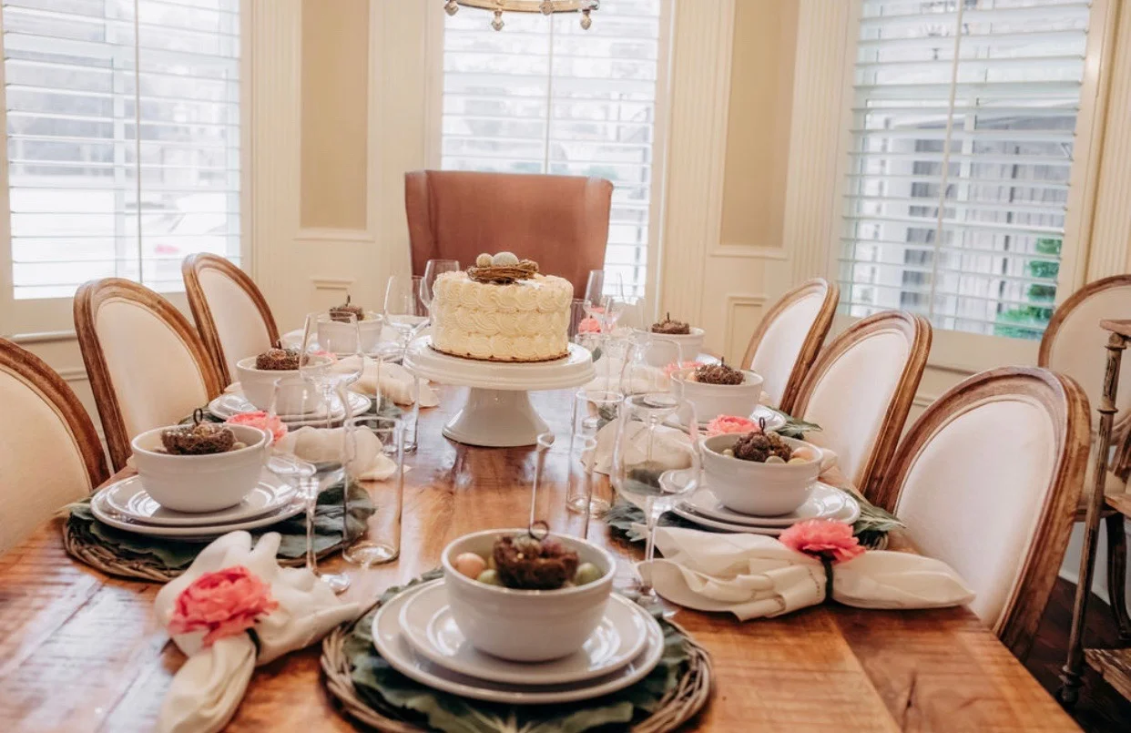 Easter Tablescape &amp; My Secret To Table Styling On A Dime