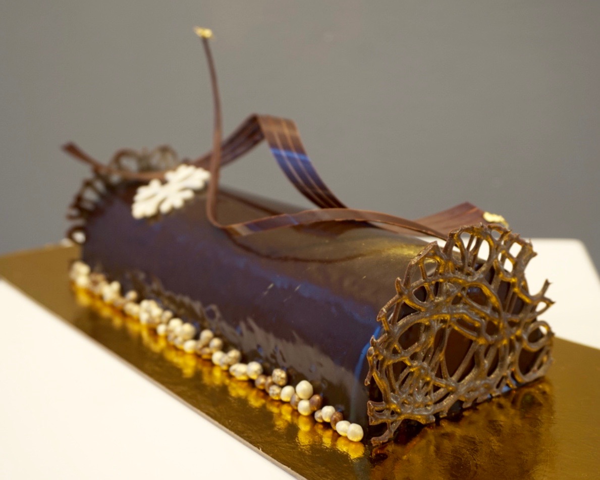 Buche de noel made by Gusta Cooking Studio