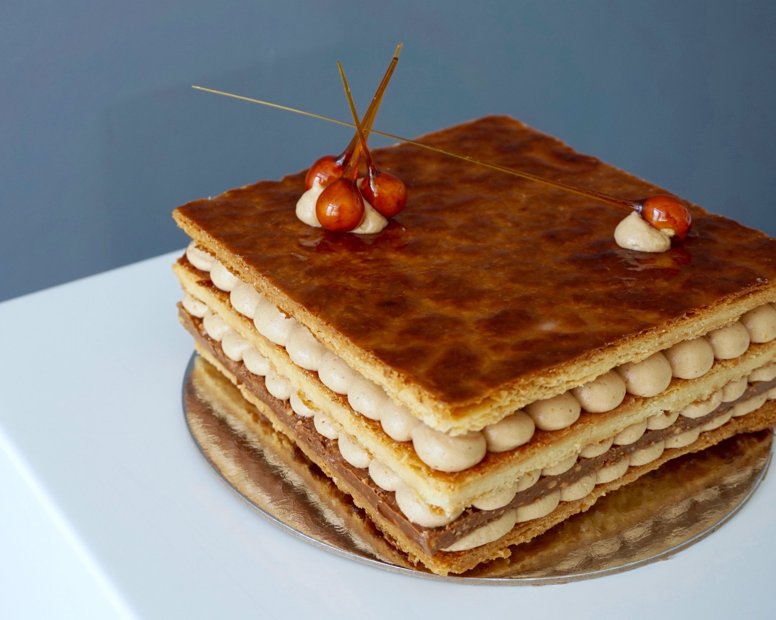 Millefeuille made by Gusta Cooking Studio