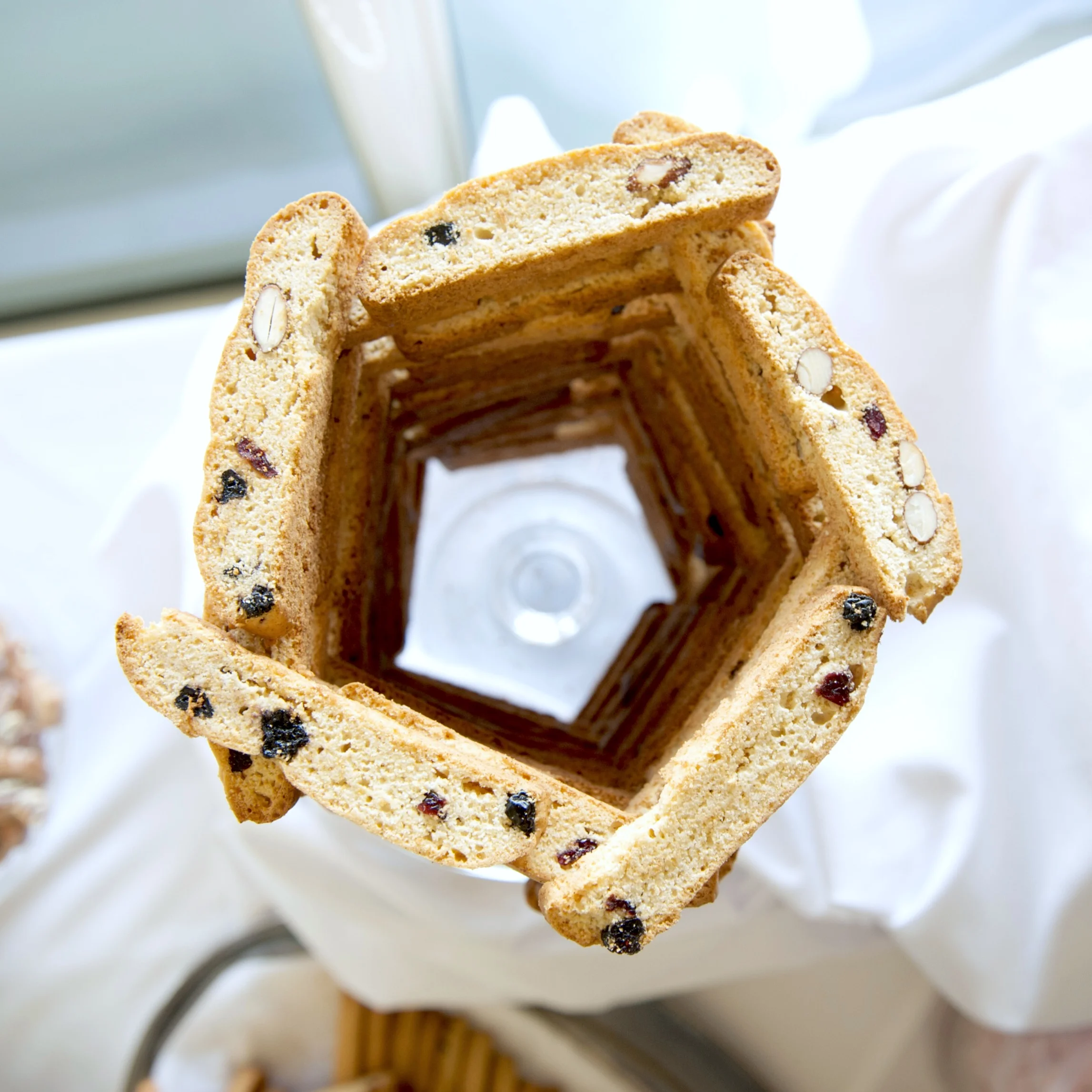 Biscotti sweet table for wedding made by Gusta Cooking Studio