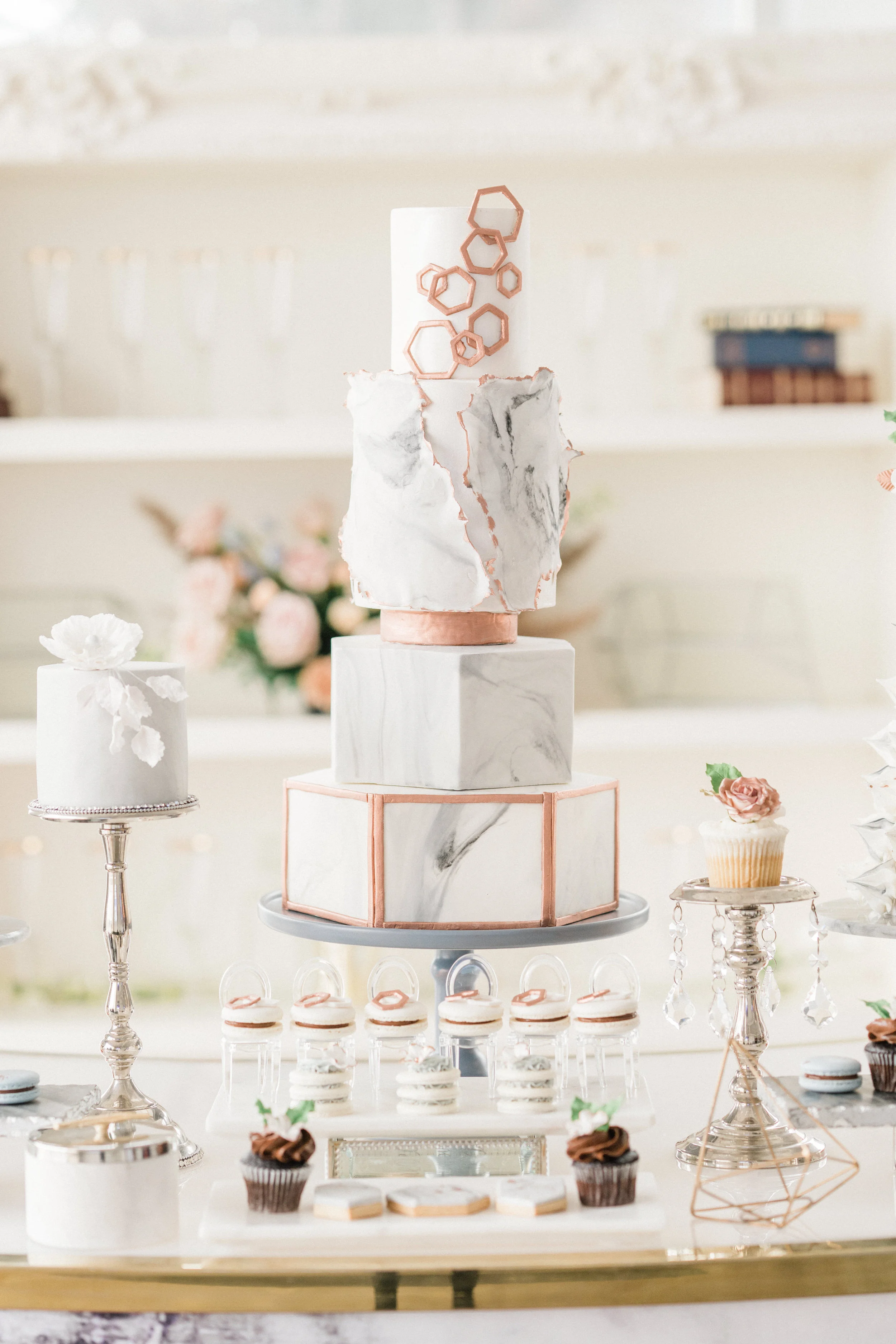 Wedding Cake by Flower &amp; Flour Cake Design, Gusta Cooking Studio