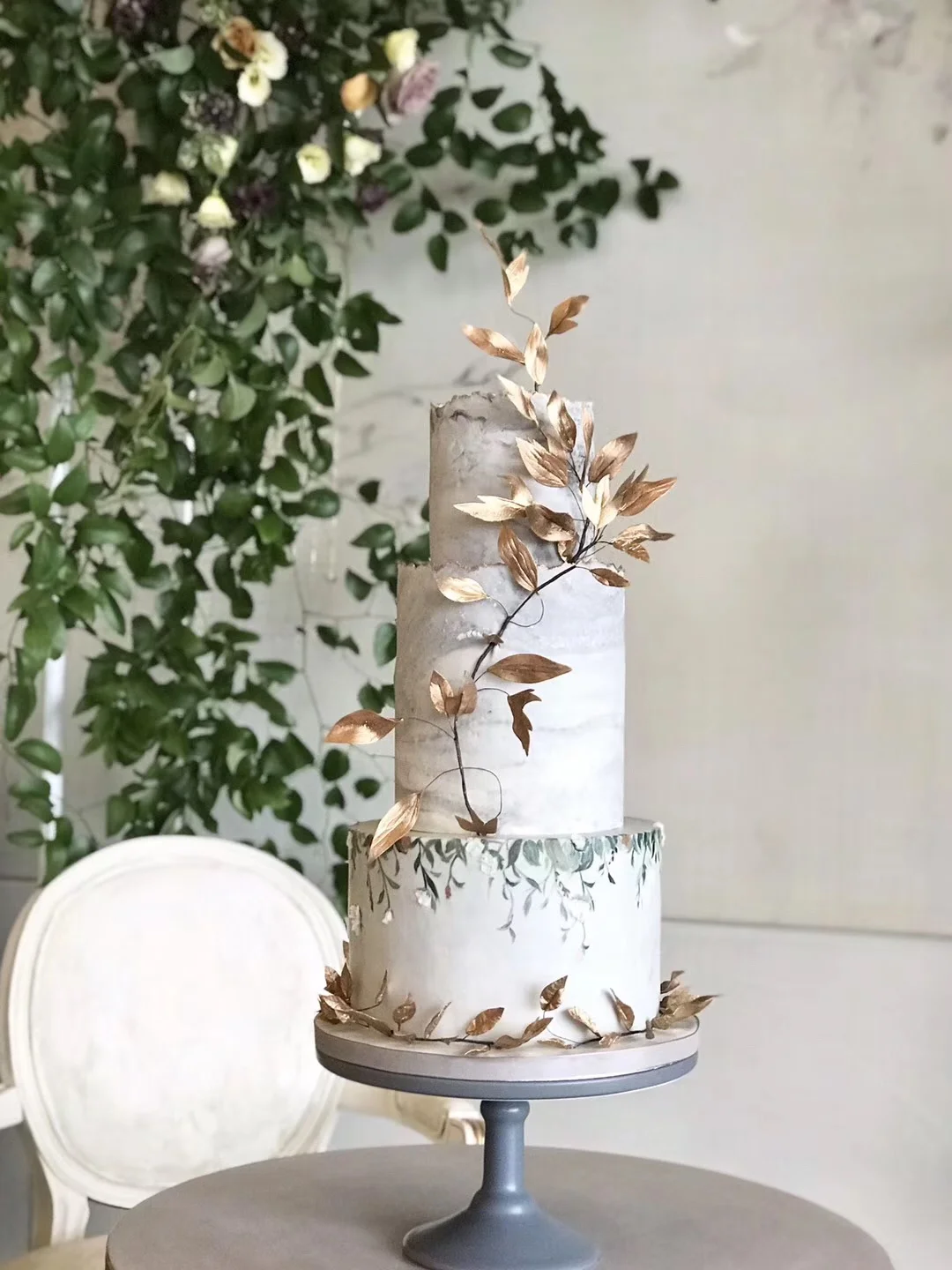 Wedding Cake by Flower &amp; Flour Cake Design, Gusta Cooking Studio