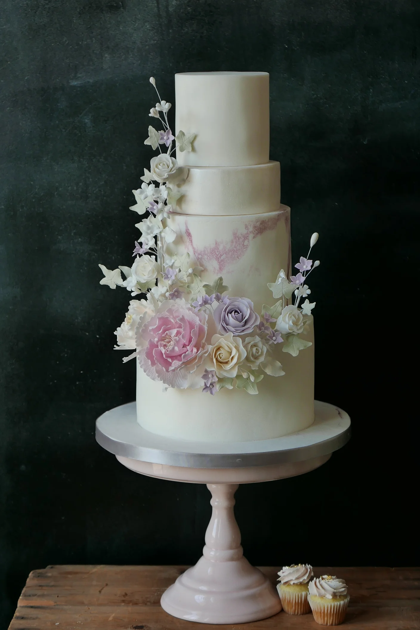 Wedding Cake by Flower &amp; Flour Cake Design, Gusta Cooking Studio