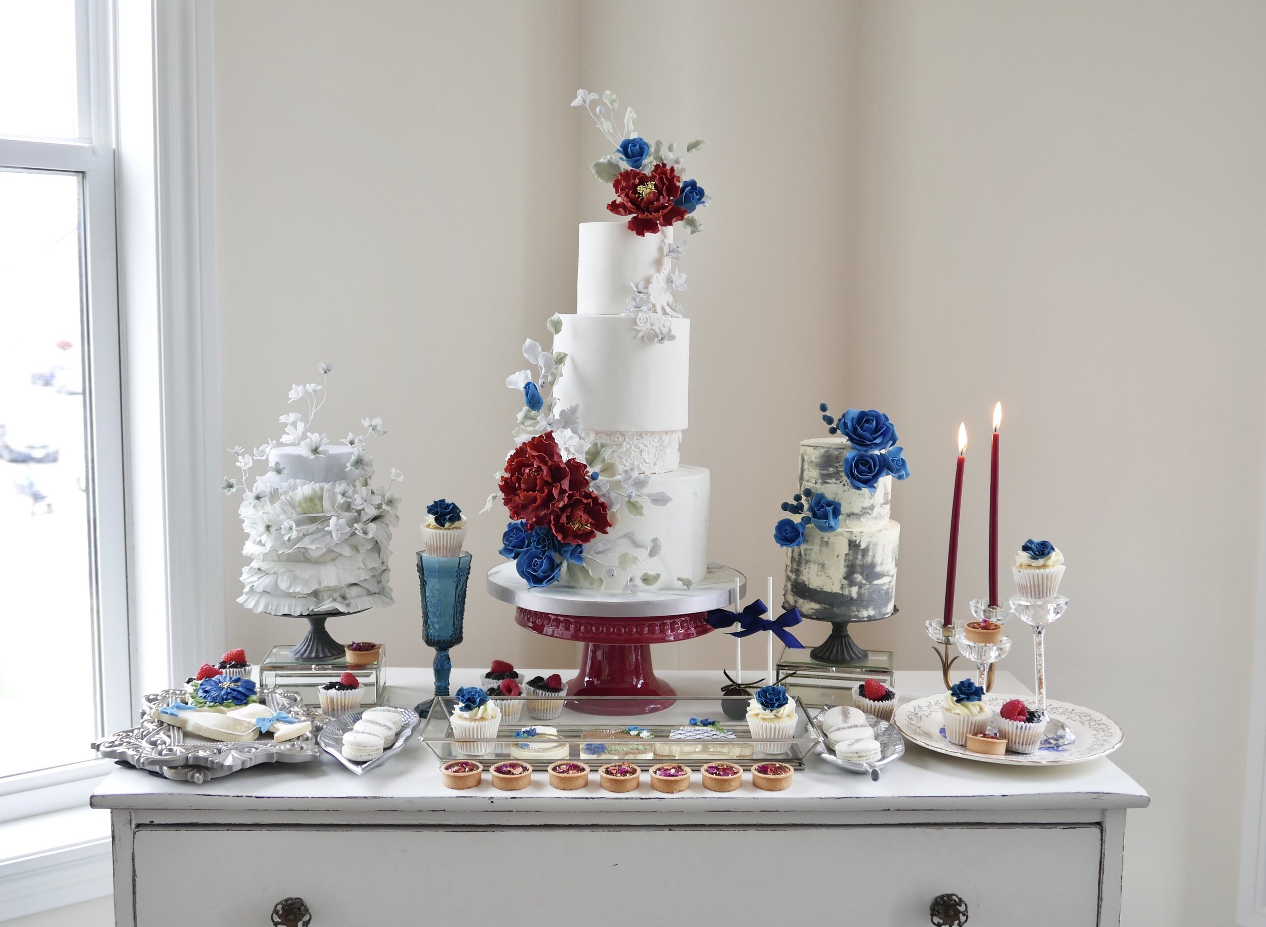 Wedding Cake by Flower & Flour Cake Design, Gusta Cooking Studio