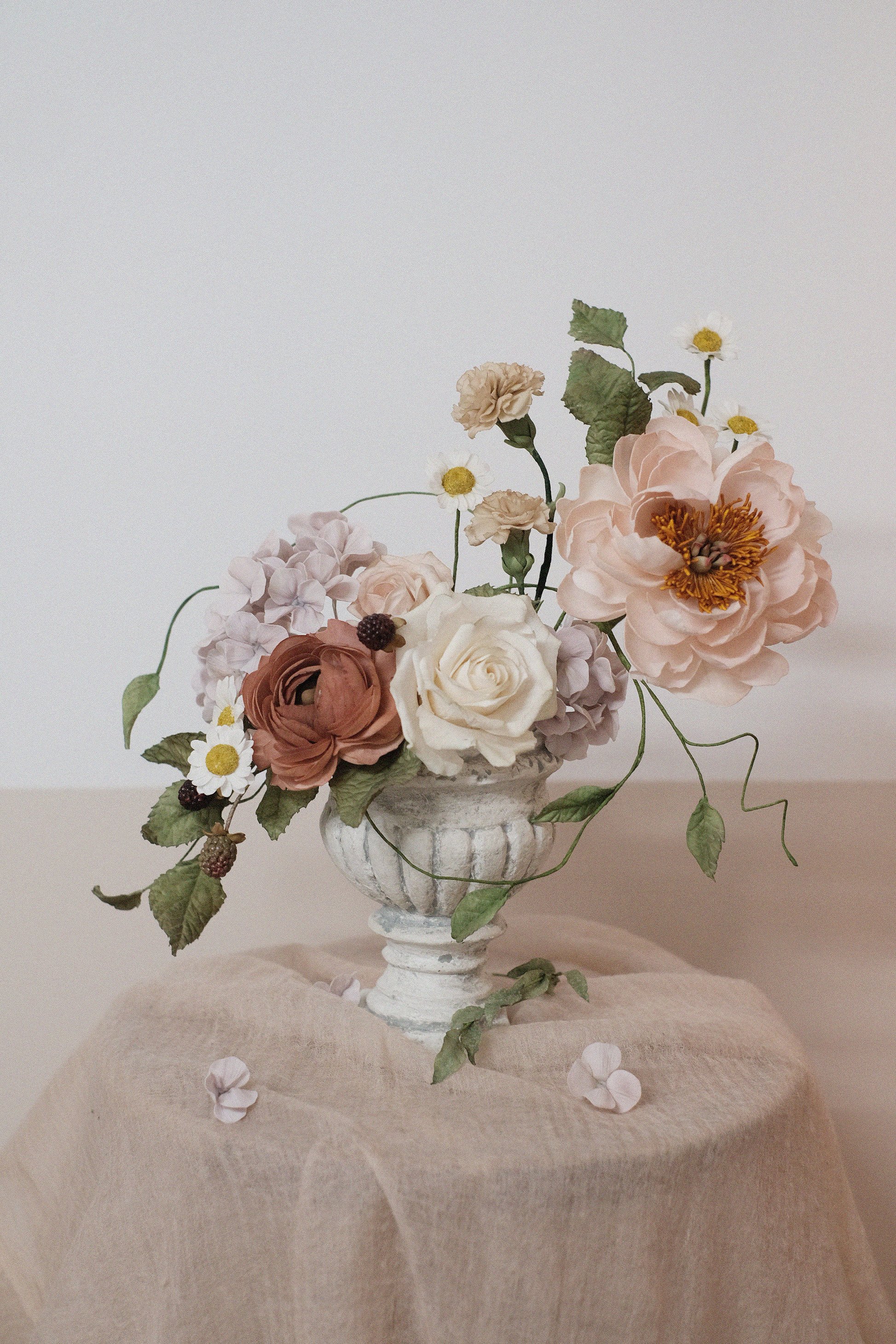 4-Day Professional Gum Paste Flower Bouquet Course at Gusta Cooking Studio