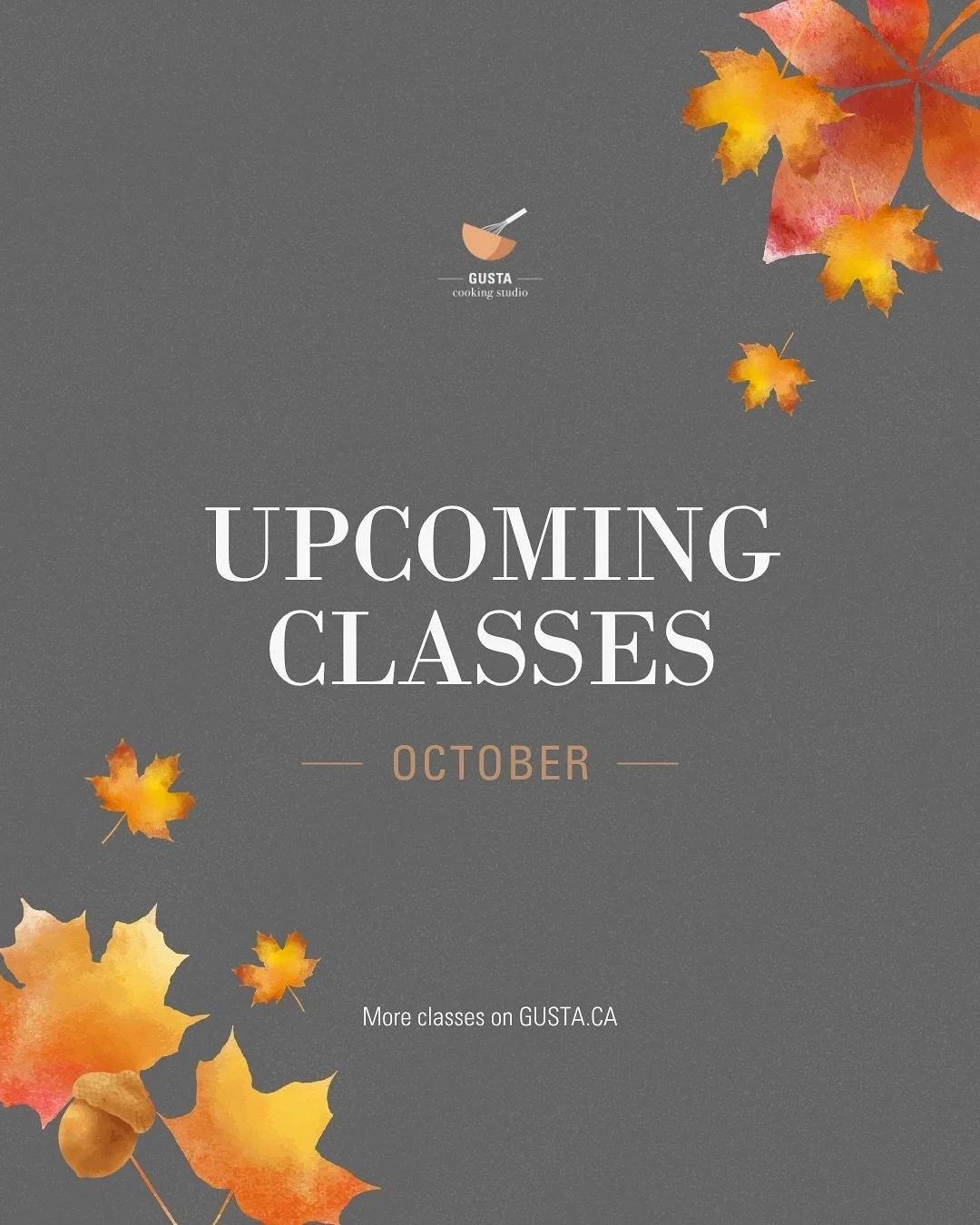 Upcoming classes in October🍂🍁

Link in bio to &mdash;

🔗Sign up for these sessions: [Book A Class / Upcoming Classes]

OR

🔗Initiate a class at your preferred time: [Class Menu] &gt; Choose a category &gt; Initiate a class that you&rsquo;re inter