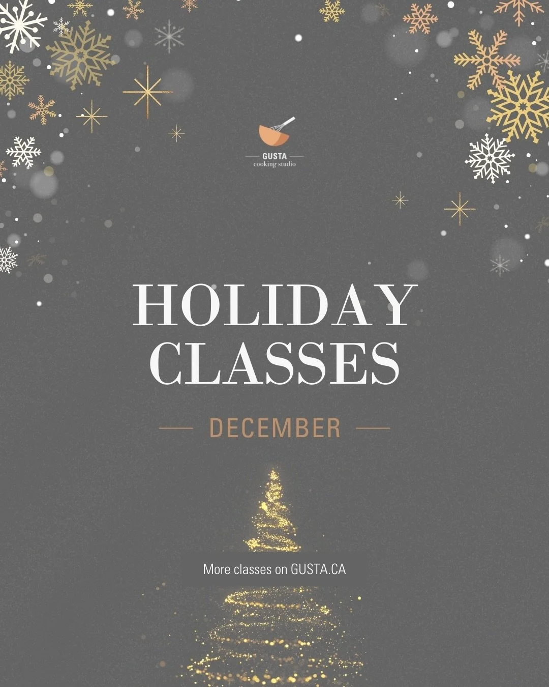 Holiday classes are here! 🎄
Book a class for yourself or someone you love to celebrate this season 🧡

Seats are limited, curiosity is not.

🔗Link in bio to sign up &mdash; [Book A Class]

#cookingclass #gingerbreadhouse #buchedenoel #finepastry #h