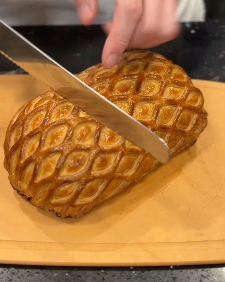 At its best, Beef Wellington is contrast: rosy tenderloin, concentrated mushrooms, and a crisp pastry shell that stays laminated to the cut. One clean slice and everyone leans in ✨

If you&rsquo;re curious, you can now initiate our Beef Wellington cl