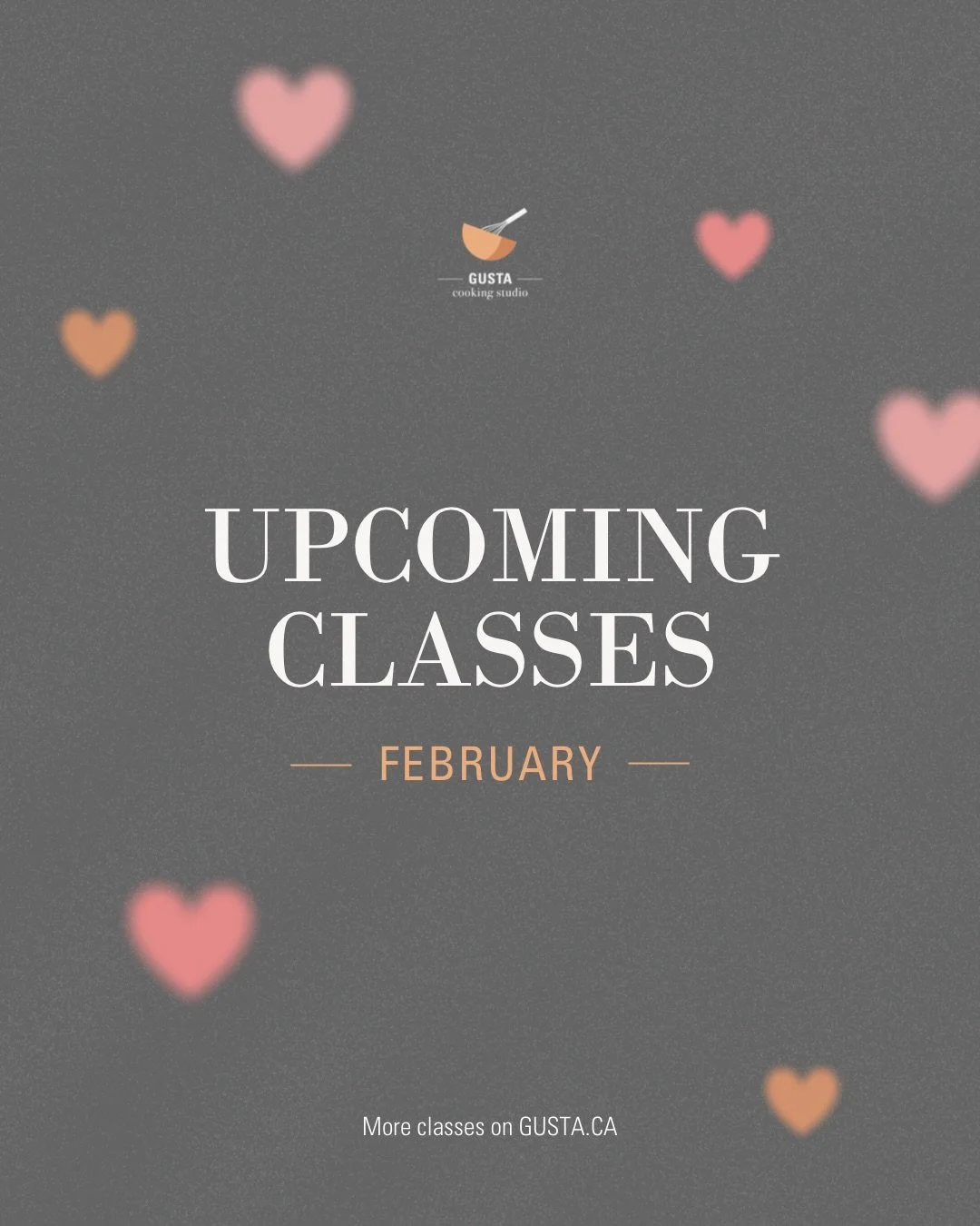 Upcoming classes in February 💕

Link in bio to &mdash;

🔗Sign up for these sessions: [Book A Class / Upcoming Classes]

OR

🔗Initiate a class at your preferred time: [Class Menu] > Choose a category > Initiate a class that you&rsquo;re inter