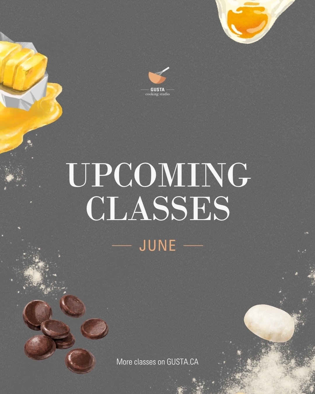 Upcoming classes in June.

Link in bio to &mdash;

🔗Sign up for these sessions: [Book A Class / Upcoming Classes]

OR

🔗Initiate a class at your preferred time: [Class Menu] > Choose a category > Initiate a class that you&rsquo;re interested.