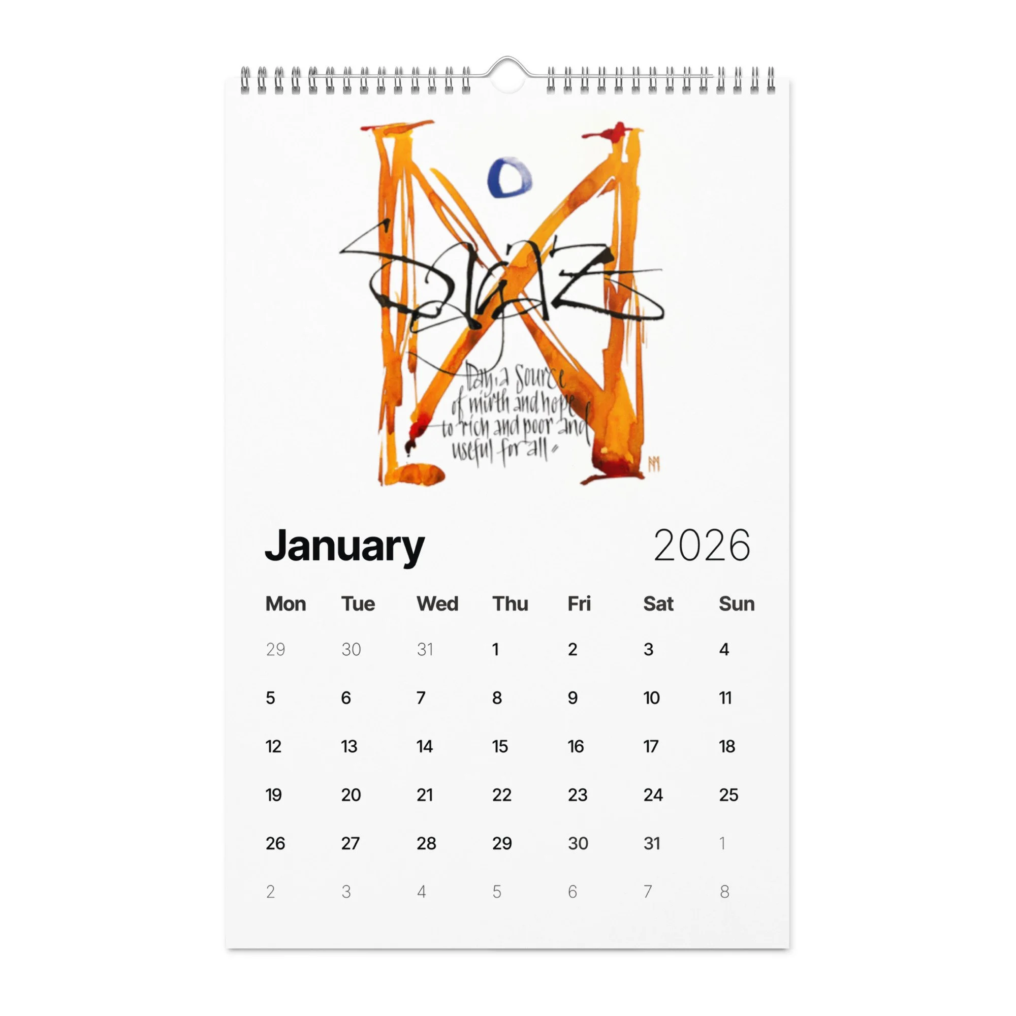 Norse Runes Wall calendar (2026) — Ann Miller