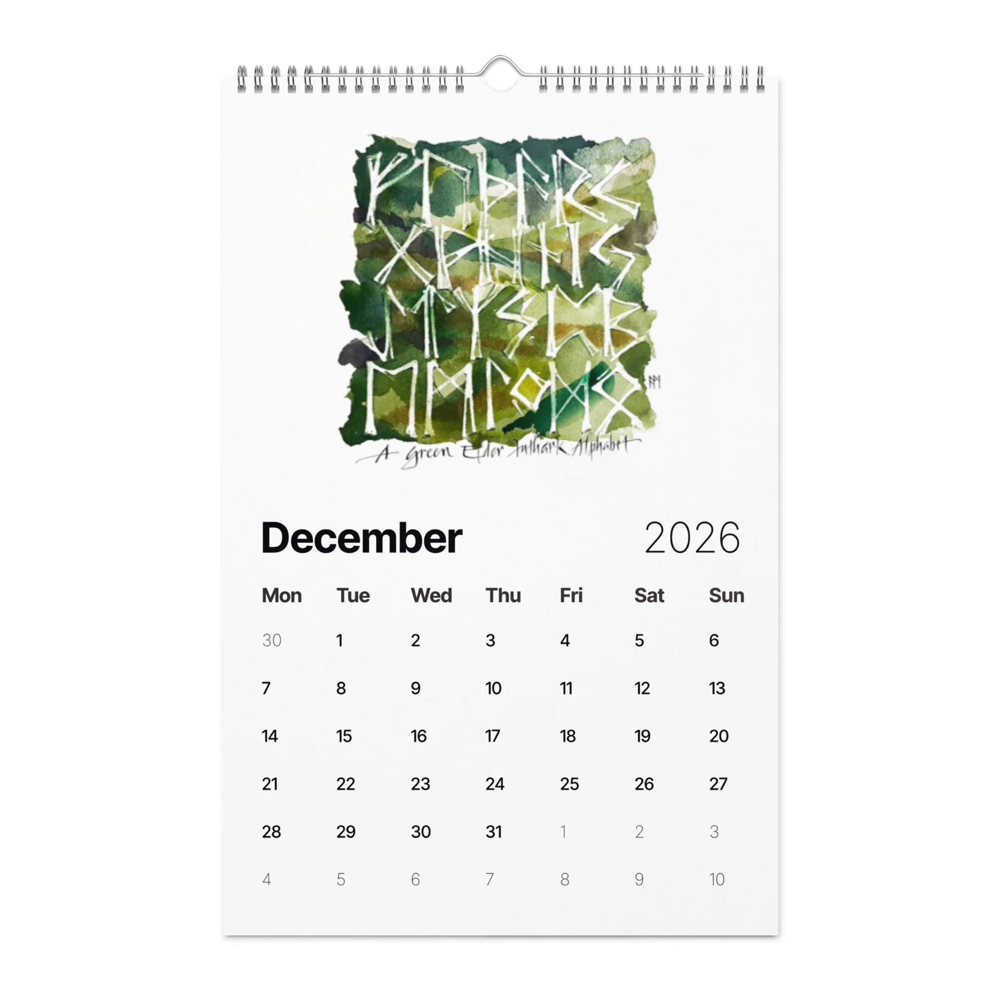 Norse Runes Wall calendar (2026) — Ann Miller