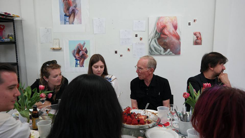 Community Dinner June 5, 2017 as part of A Painter and a Performance Artist Walk Into a Bar