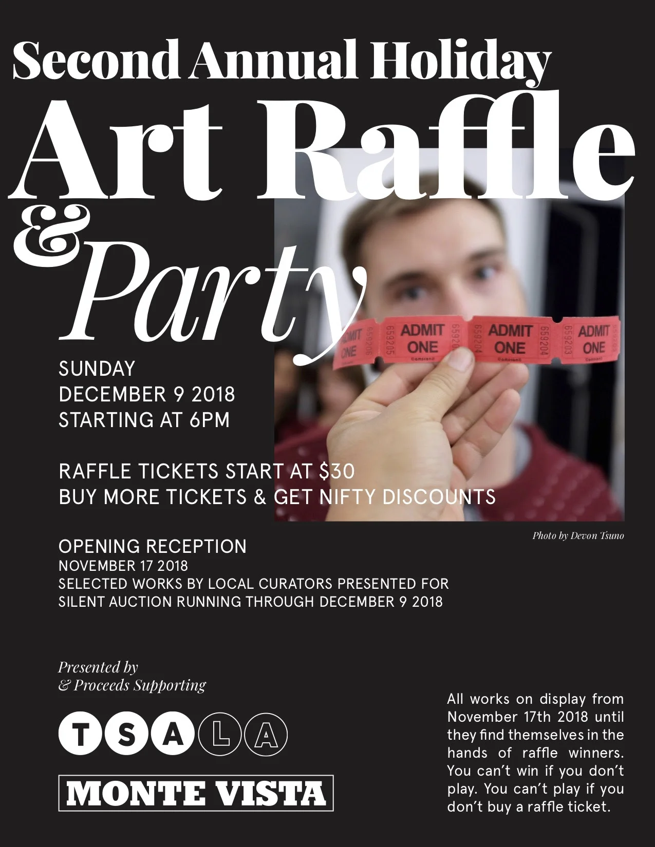 TSA/Monte Vista Projects Raffle Fundraiser
