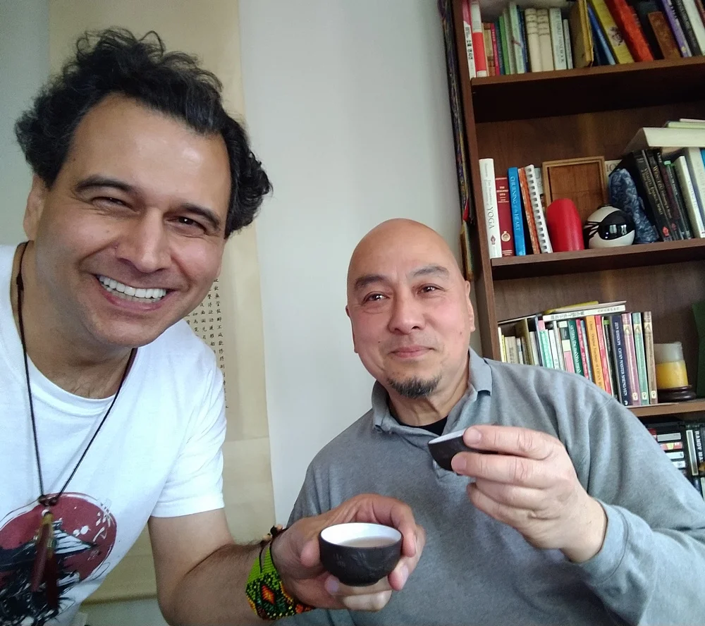 Ronen Divon with his teacher, Master Ken Lo