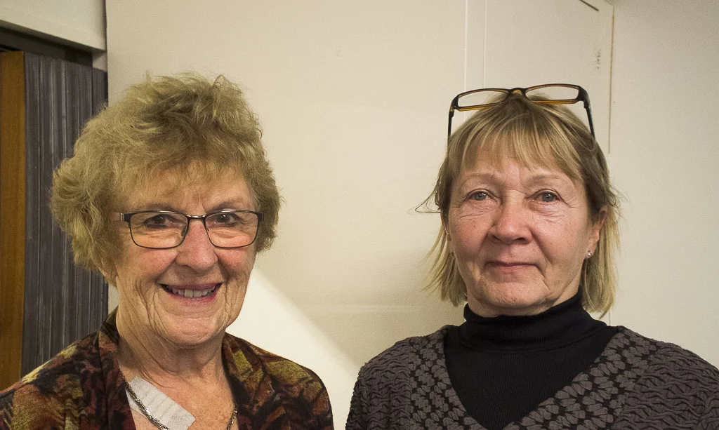 Anne Verboeket and Anne Wolf, top Intermediate Pair