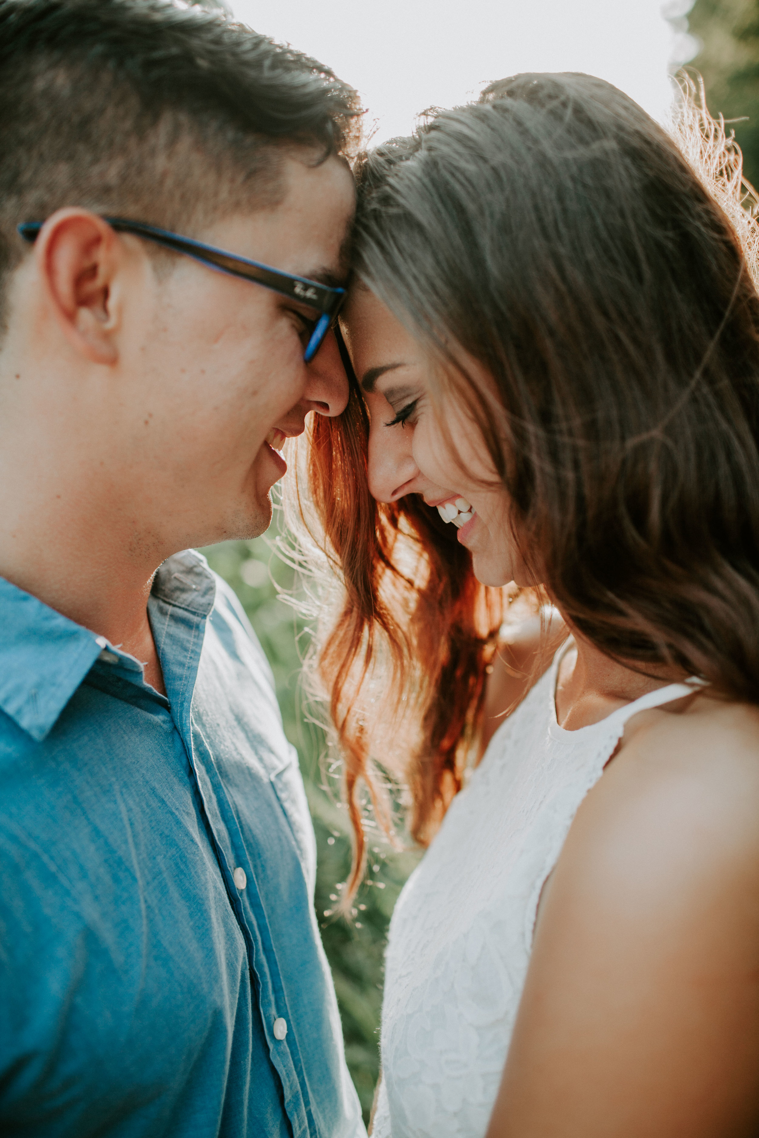 Sun Drenched Engagement Session at Latta Plantation Nature Preserve - Huntersville, NC