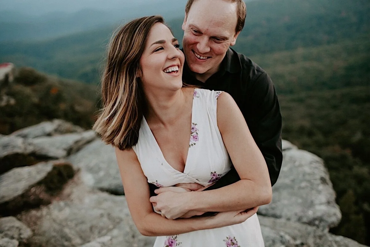 Rough Ridge North Carolina Engagement Photos