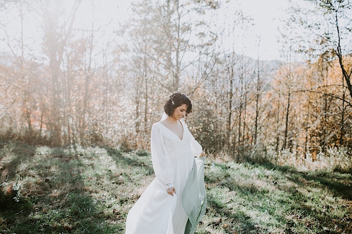 Boone Mountain Sunset Elopement