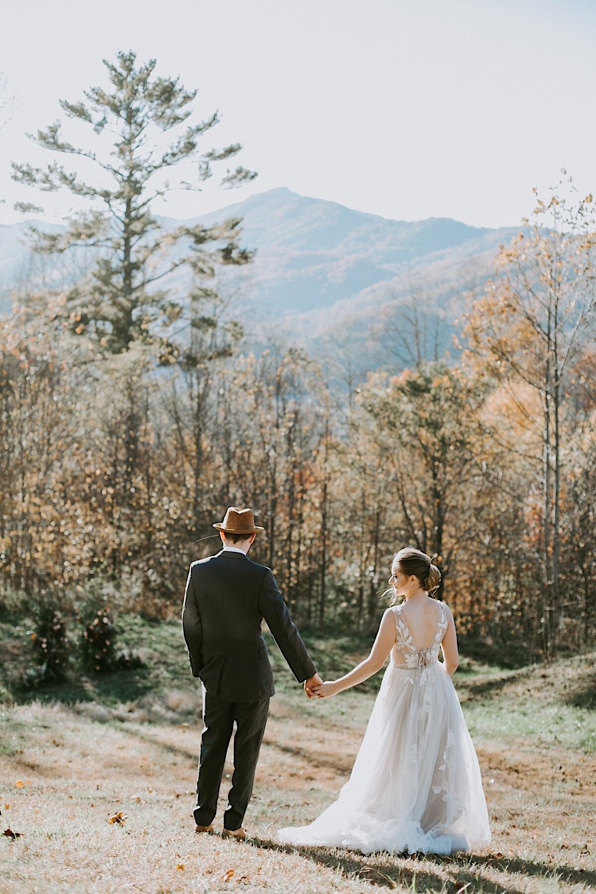 Boone Mountain Sunset Elopement