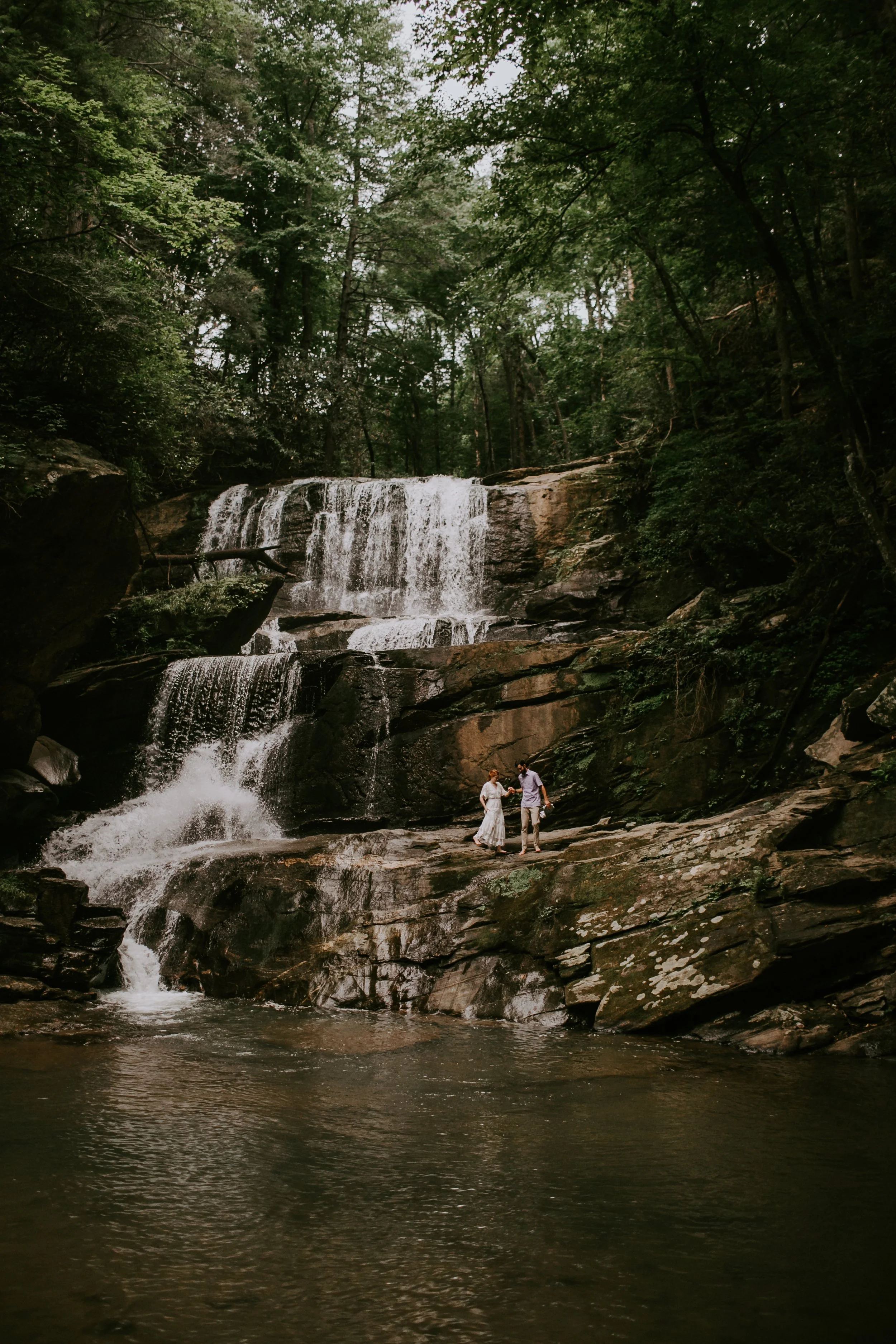 North Carolina Waterfall Engagement Session