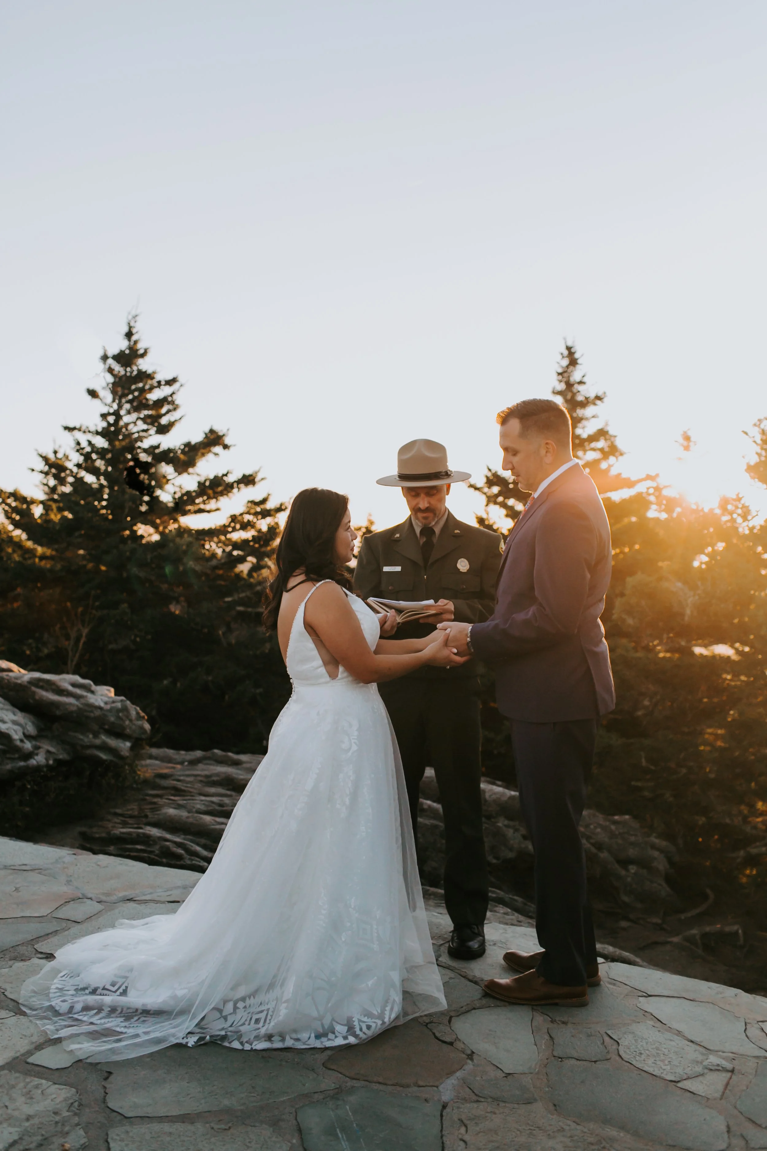 Grandfather Mountain Sunrise Elopement