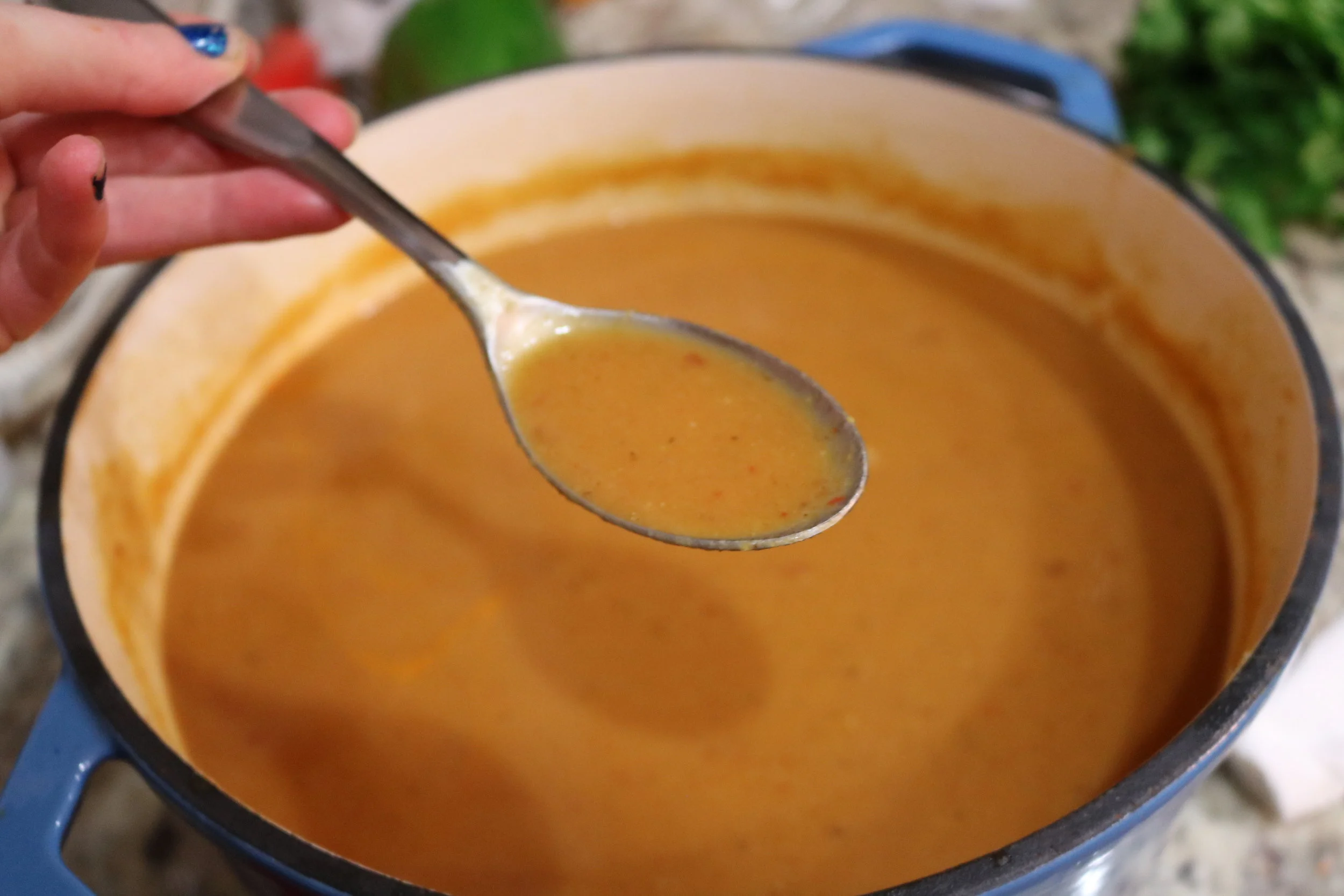 Cauliflower Chipotle Bisque