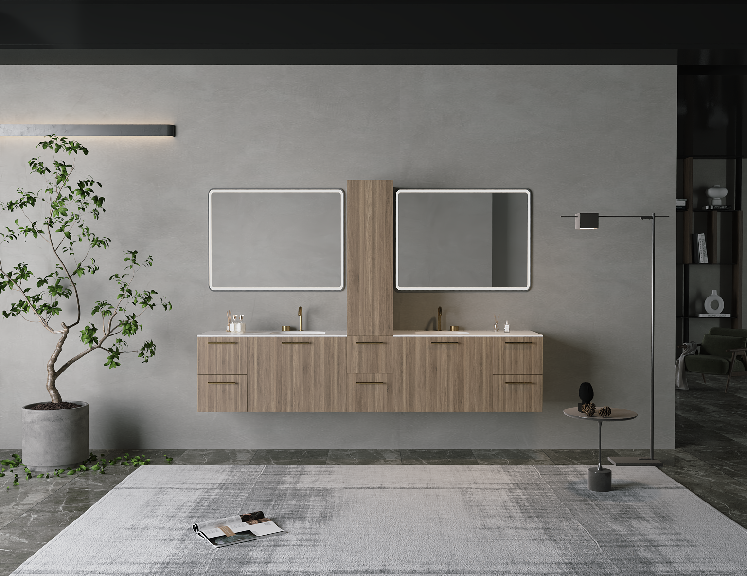 FLORENZA  Modular Vanities  24" - 150"