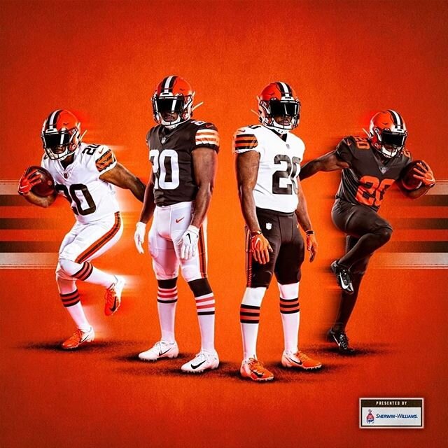 Repost from @clevelandbrowns
&bull;
True to our colors.
Beautiful!