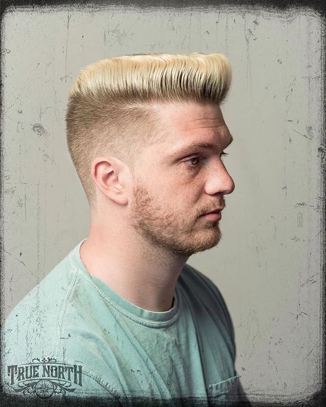 Repost from @truenorthbarbershop
&bull;
Scottie has been on 🔥 
Barber: @thepeakybarber using just a little @brosh.jp grooming tonic on this blond quiff. 📸@sailingbarber 
#azbarber #theholyblack #barbershopconnect #arizonabarbers #phoenix #tempe #me