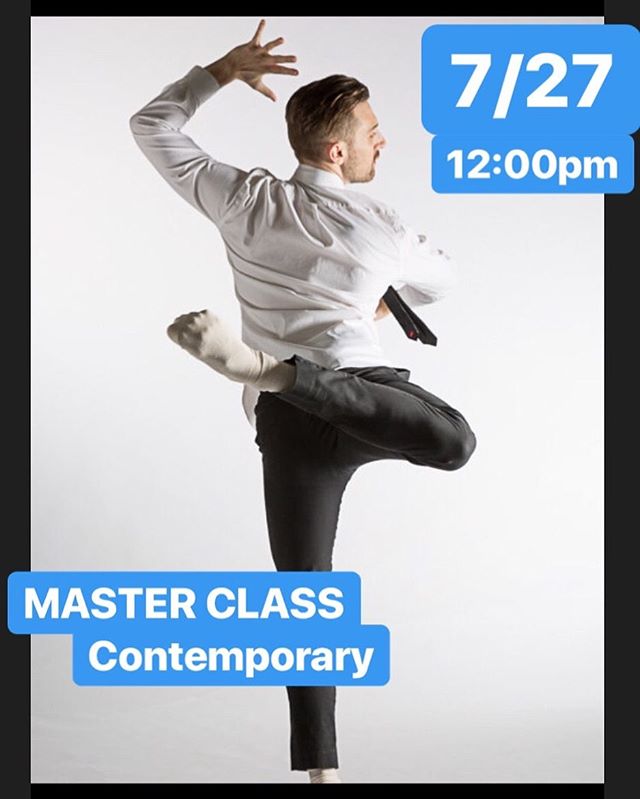 We&rsquo;re so lucky to have @thom_dancy joining us in the studio this weekend for a Master Class in Contemporary technique!! Come dance with us Saturday from 12:00 - 2:00 for just $25!!
.
.
ABOUT THOM - Thom has been labeled as an &quot;artist to wa