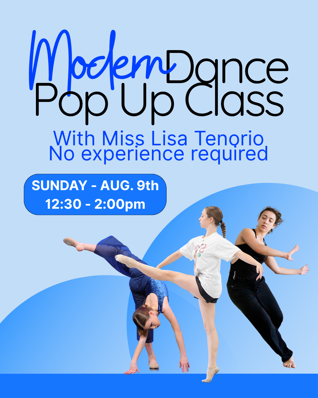 Modern Dance Pop Up Class