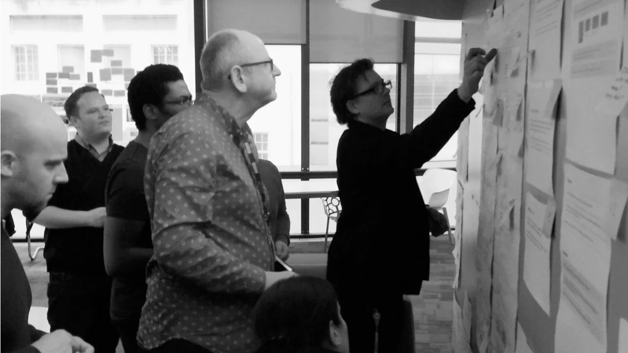 Silent crit in London