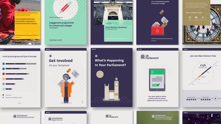 New visual identity for UK Parliament. Source: Parliamentary Digital Service