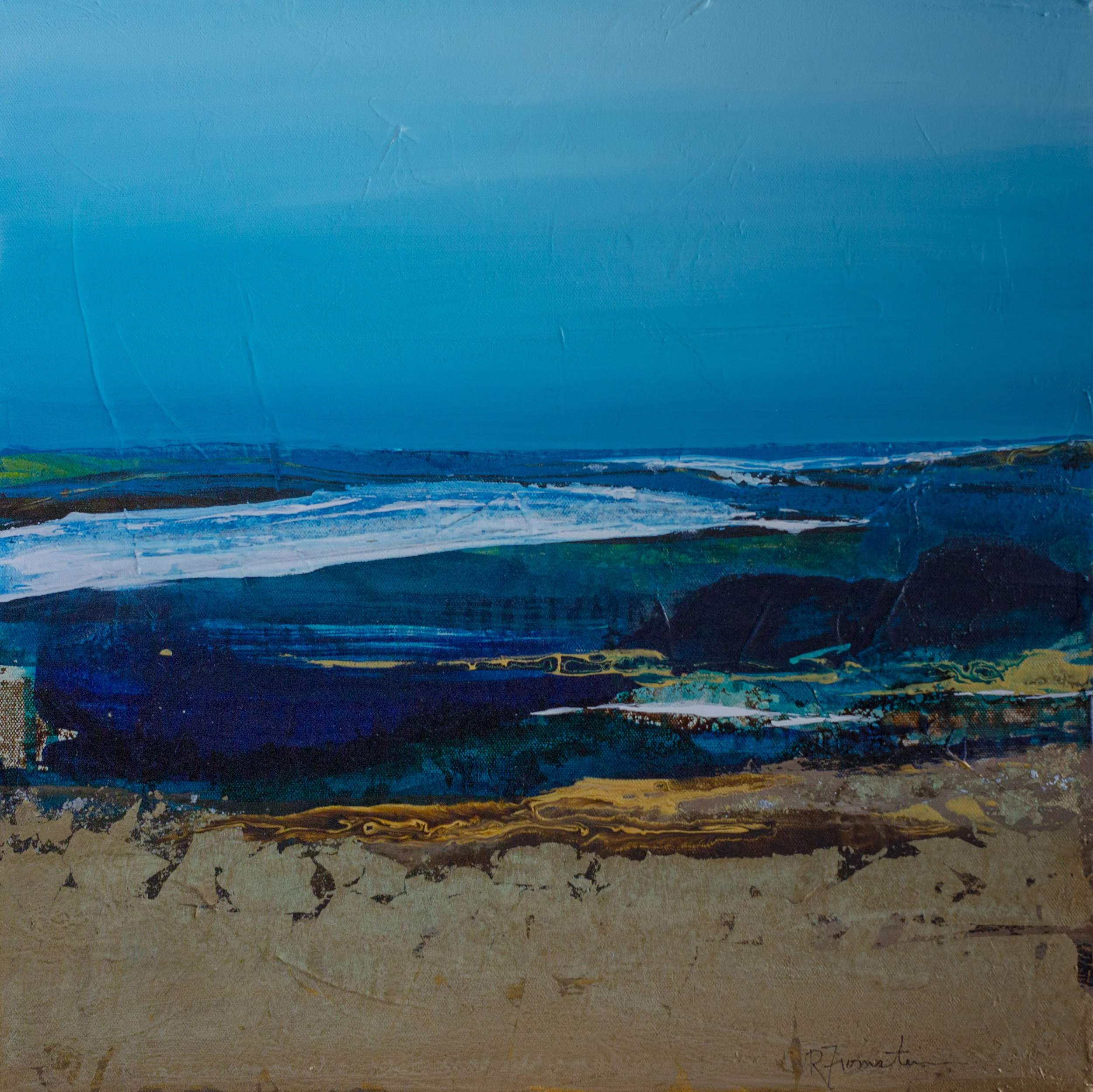 "Waiting for the Moon" 20x20