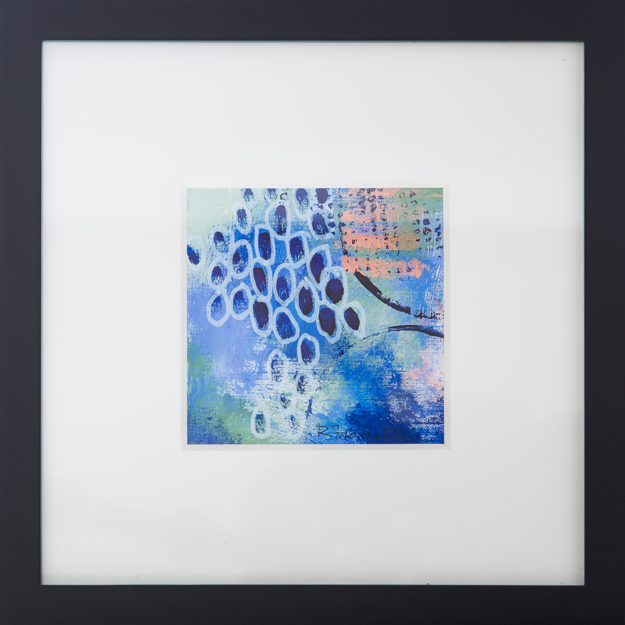 Time for Recess II // 4.5x4.5 // acrylic on paper, matted & framed SOLD